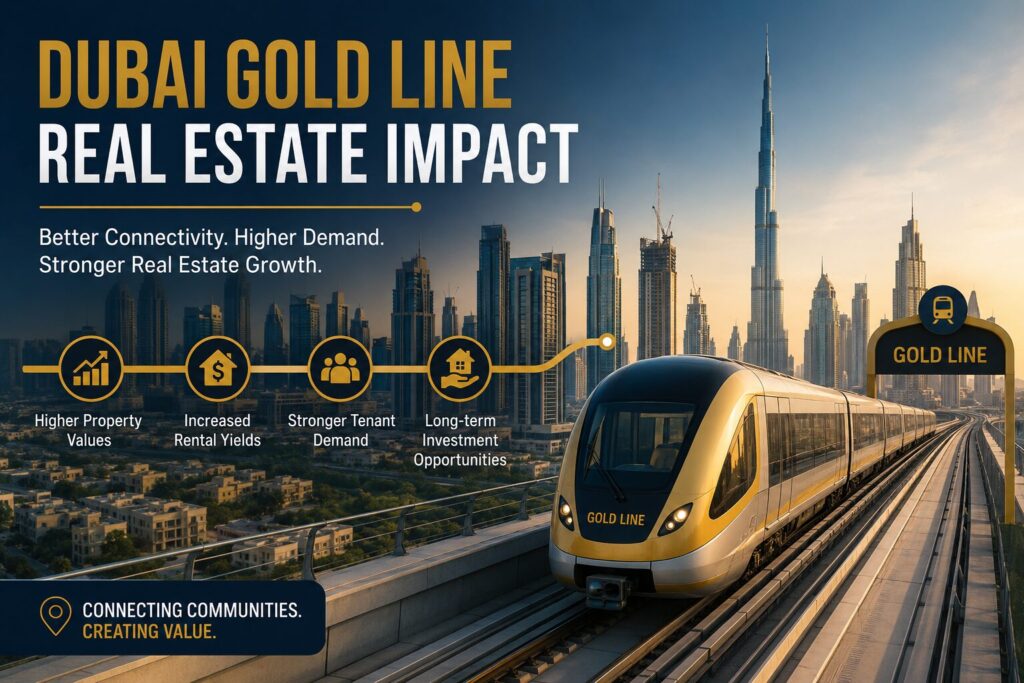 Dubai Gold Line Real Estate Impact