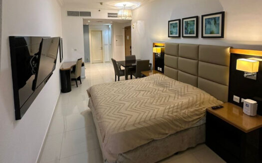 SPACIOUS FURNISHED STUDIO | 2 CHEQUES | READY TO MOVE IN