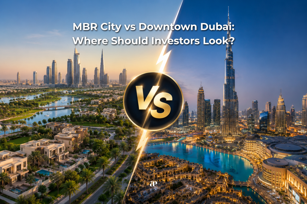 MBR City vs Downtown Dubai