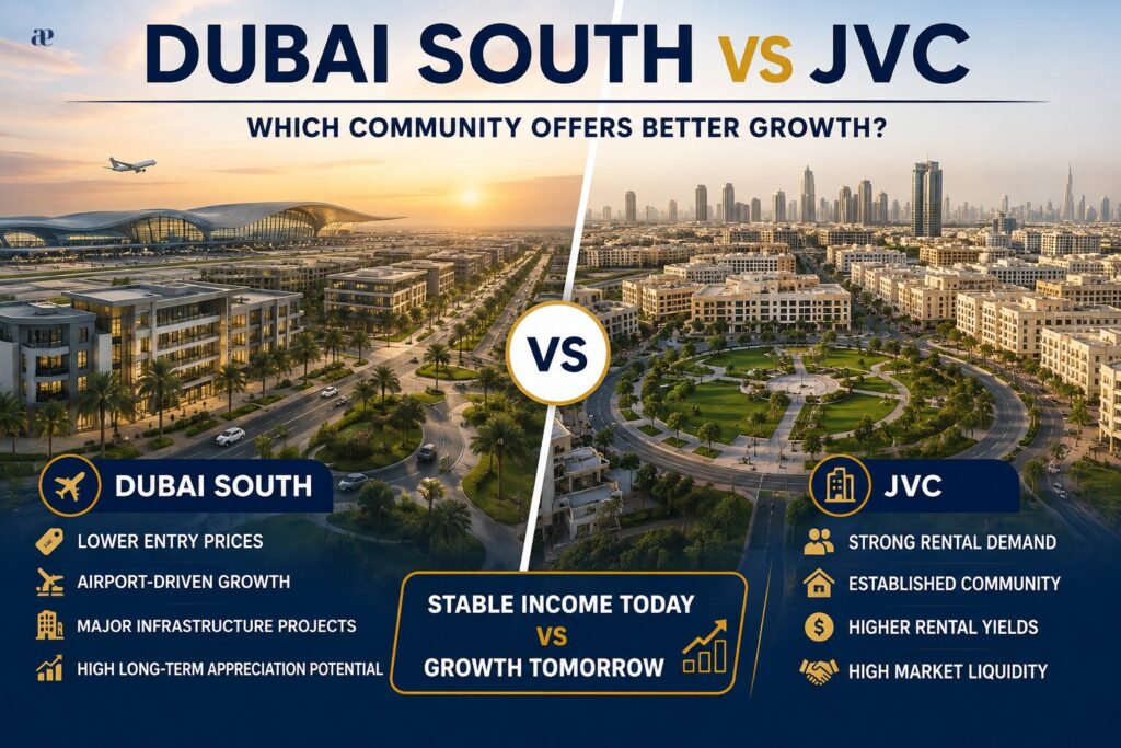 Dubai South vs JVC