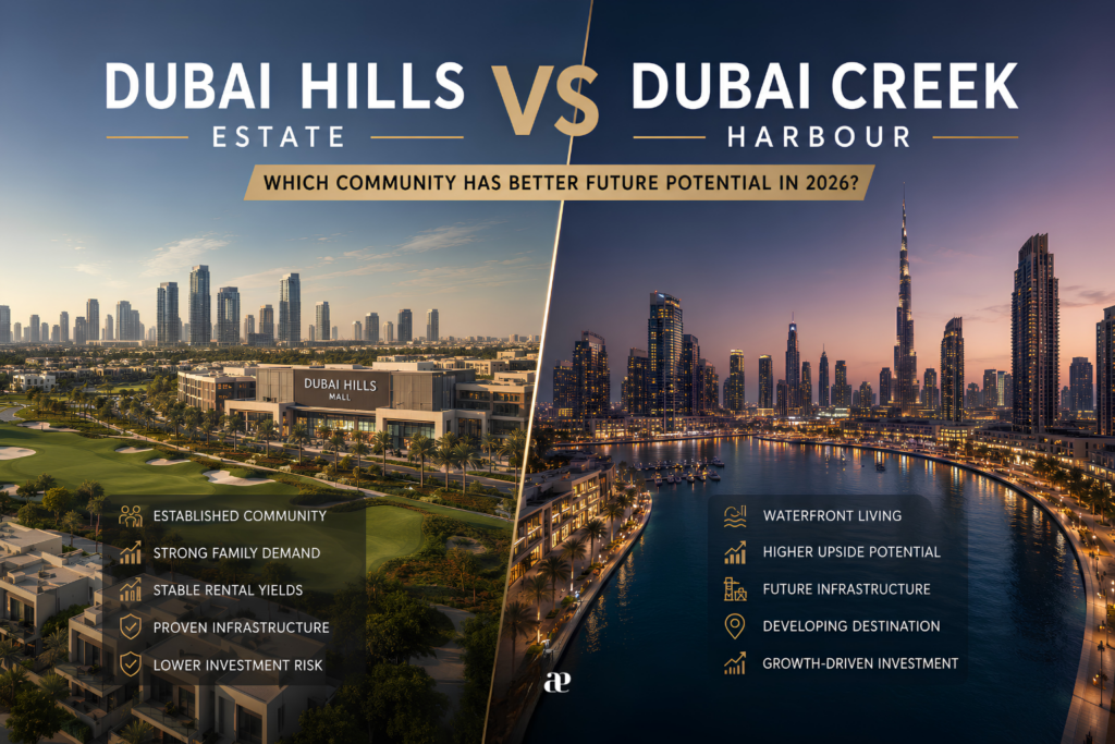 Dubai Hills vs Dubai Creek Harbour
