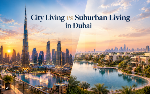 City living vs suburban living in Dubai
